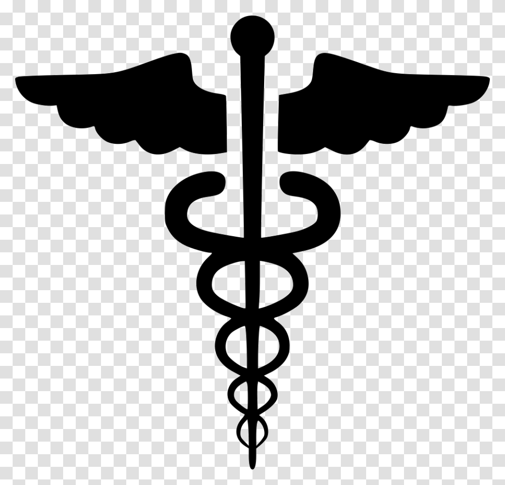 Caduceus Symbol Doctor Background Medical Logo, Emblem, Cross, Weapon, Weaponry Transparent Png