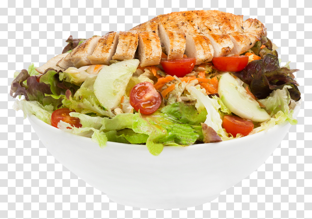 Caesar Salad, Bread, Food, Meal, Dish Transparent Png