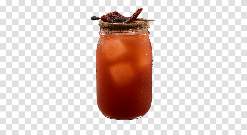 Caesar With Rye Whisky And Beef Jerky Garnish, Cocktail, Alcohol, Beverage, Drink Transparent Png