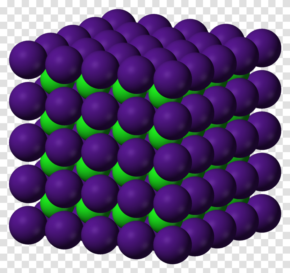 Caesium Chloride 3d Ionic Crystal Lattice Magnesium Chloride, Sphere, Balloon Transparent Png