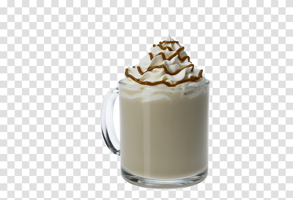 Cafe Con Leche, Cream, Dessert, Food, Whipped Cream Transparent Png