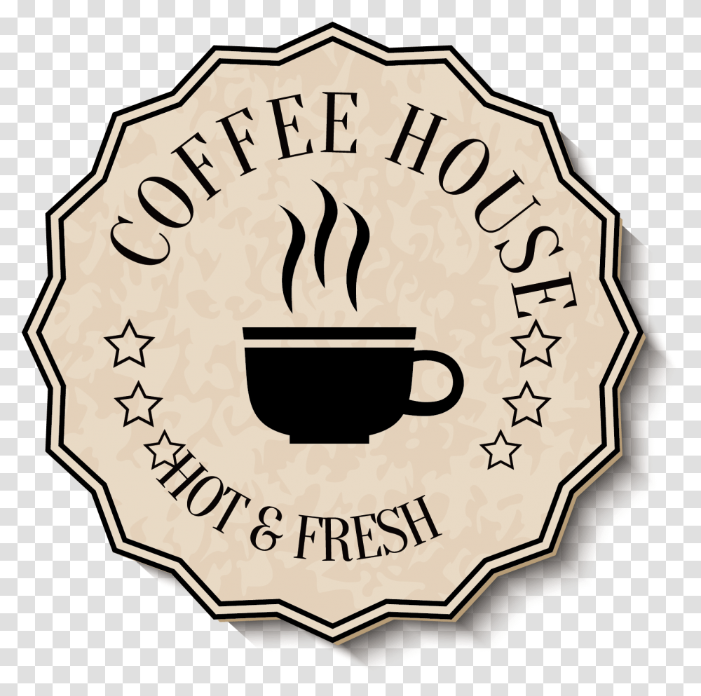 Cafe Logo Restaurant Logo Of Coffee, Label, Text, Symbol, Number Transparent Png