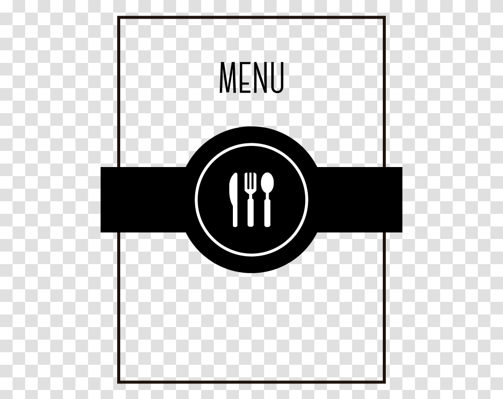 Cafe Menu Restaurant Square Area Image With Restaurant Menu Icon, Fork, Cutlery, Sign Transparent Png