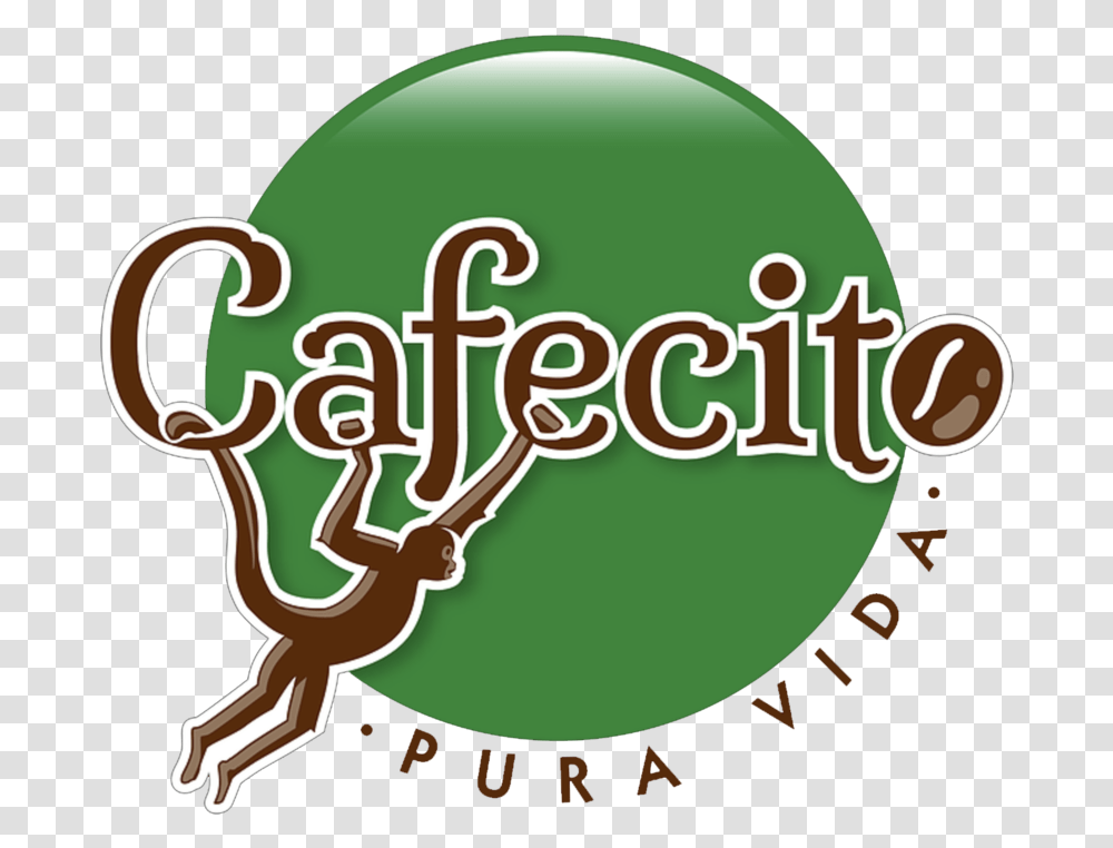Cafecito Pura Vida Graphic Design, Logo, Symbol, Trademark, Text Transparent Png