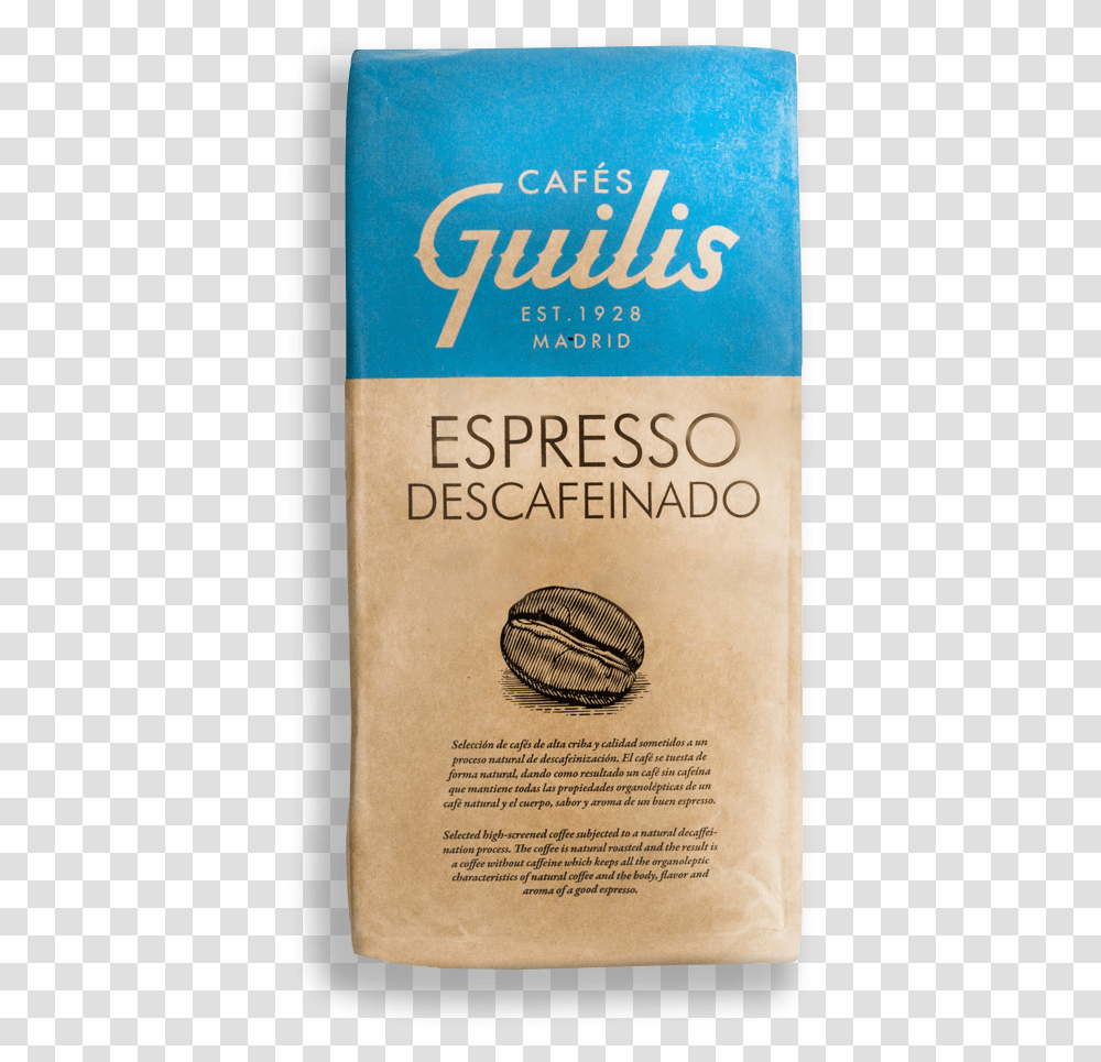 Cafes Guilis Espresso Descafeinado, Book, Novel, Plant Transparent Png