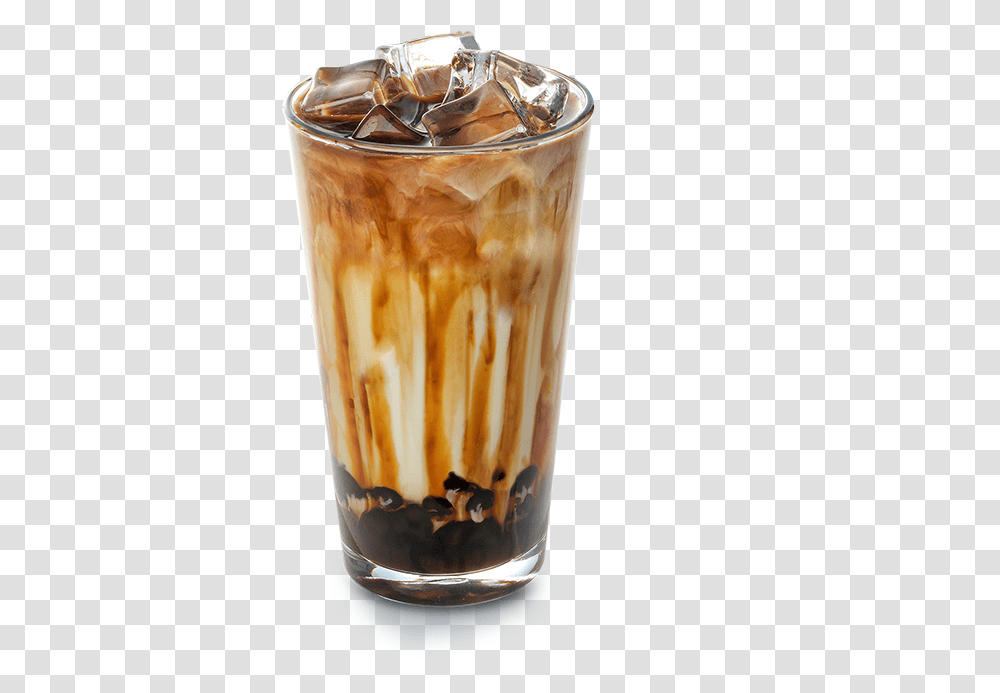 Caffe Bene Iced Coffee Brown Sugar, Juice, Beverage, Smoothie, Plant Transparent Png