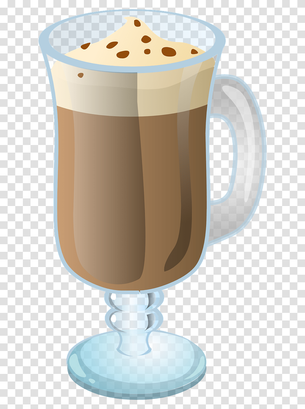 Caffe Latte Clipart, Lamp, Glass, Beer Glass, Alcohol Transparent Png