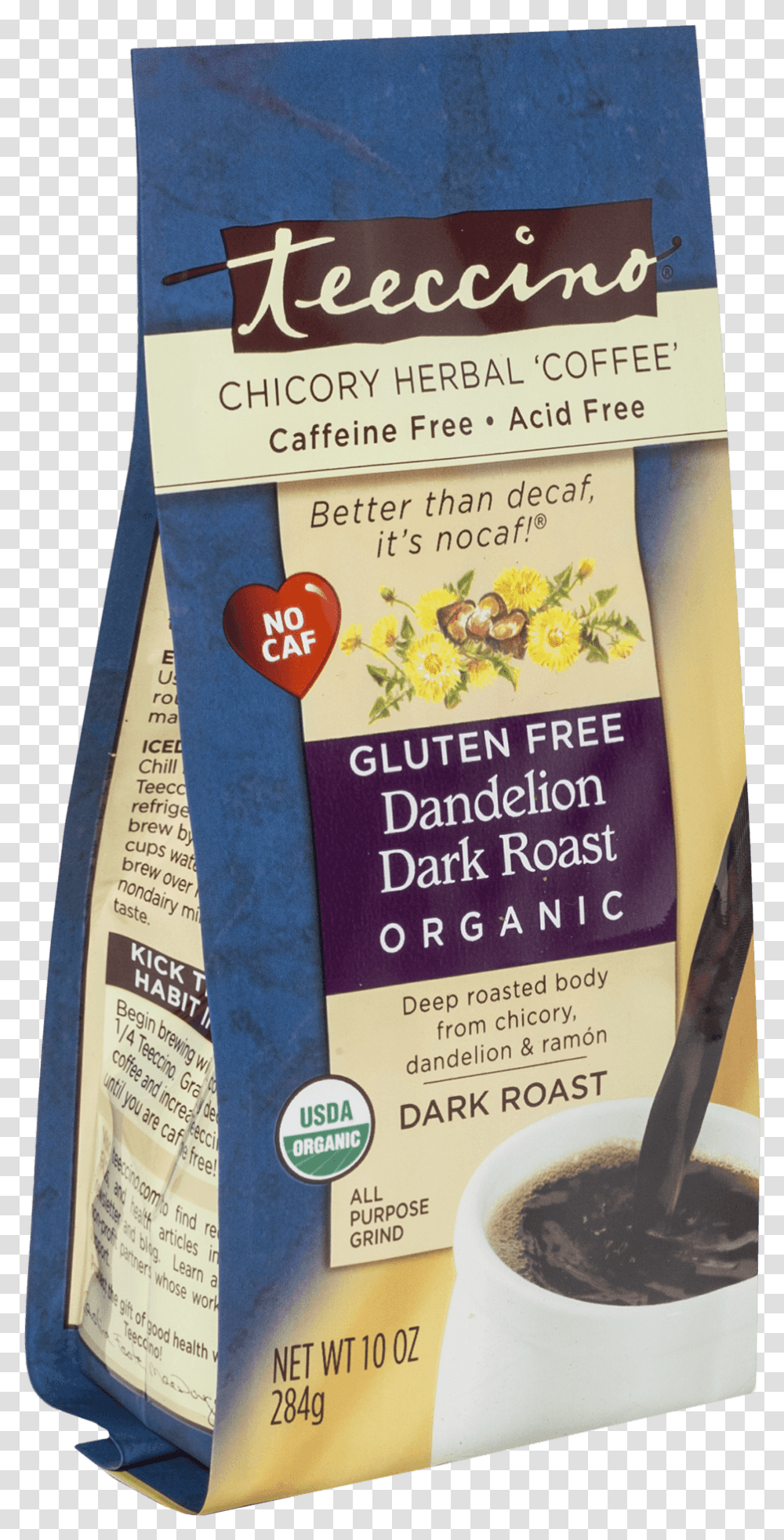 Caffeine Free Coffee Sheet, Food, Plant, Book, Flour Transparent Png
