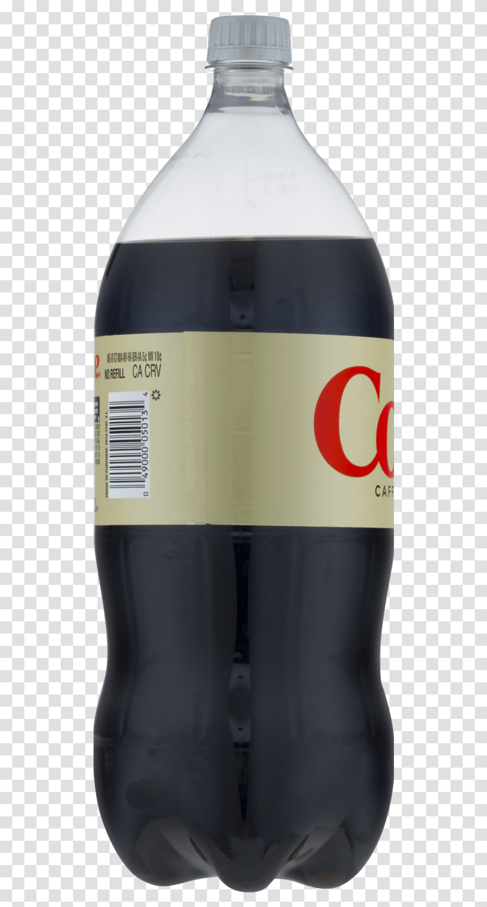 Caffeine Free Soda L Two Liter Bottle, Barrel, Label, Beverage, Cosmetics Transparent Png
