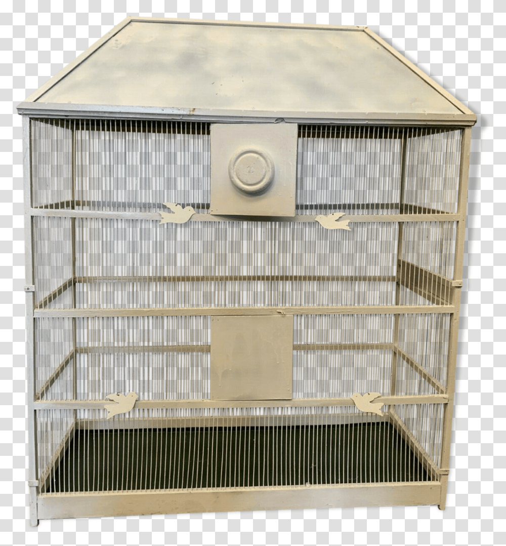 Cage Has Iron Birds And Prison Volire 20th Century Bars Selency Shelf, Appliance, Air Conditioner, Home Decor, Animal Transparent Png