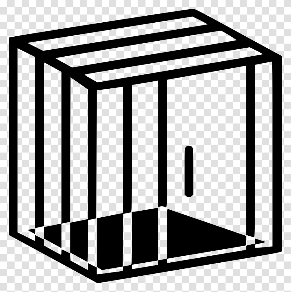 Cage Icon Free Download, Furniture, Cabinet, Box, Shelf Transparent Png