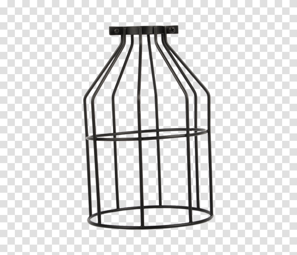 Cage Lampshade, Lighting, Jar, Furniture, Table Transparent Png