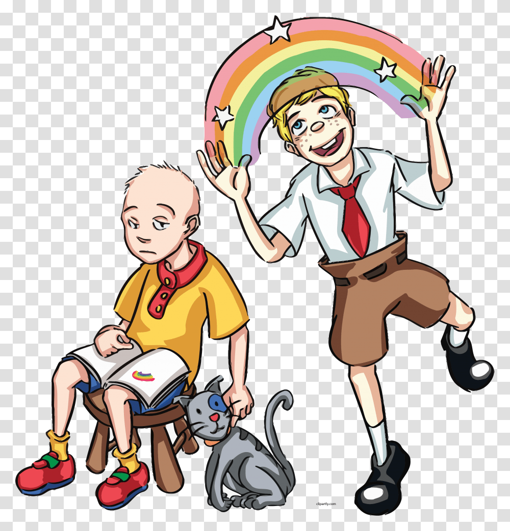 Caillou And Spongebob Human Clipart, Person, Performer, People, Costume Transparent Png