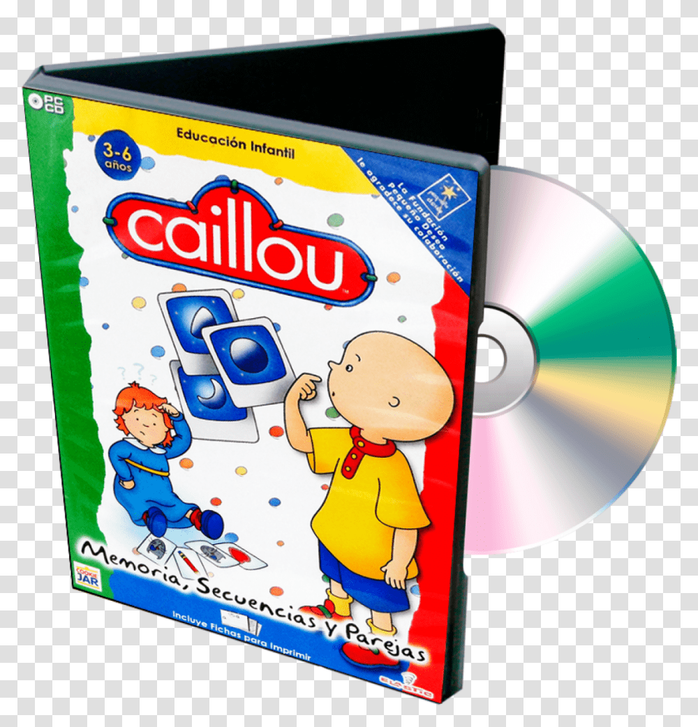 Caillou Caillou, Disk, Dvd, Person, Human Transparent Png