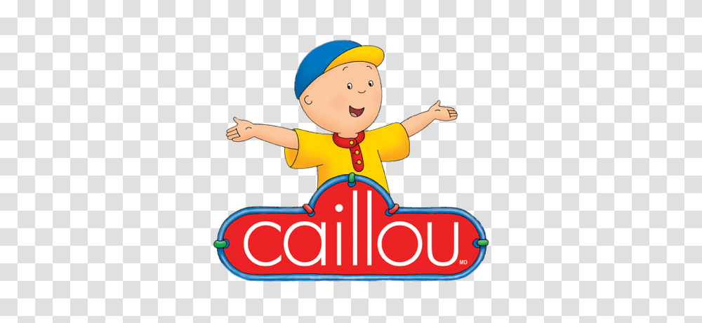 Caillou Logo, Person, People, Word, Poster Transparent Png
