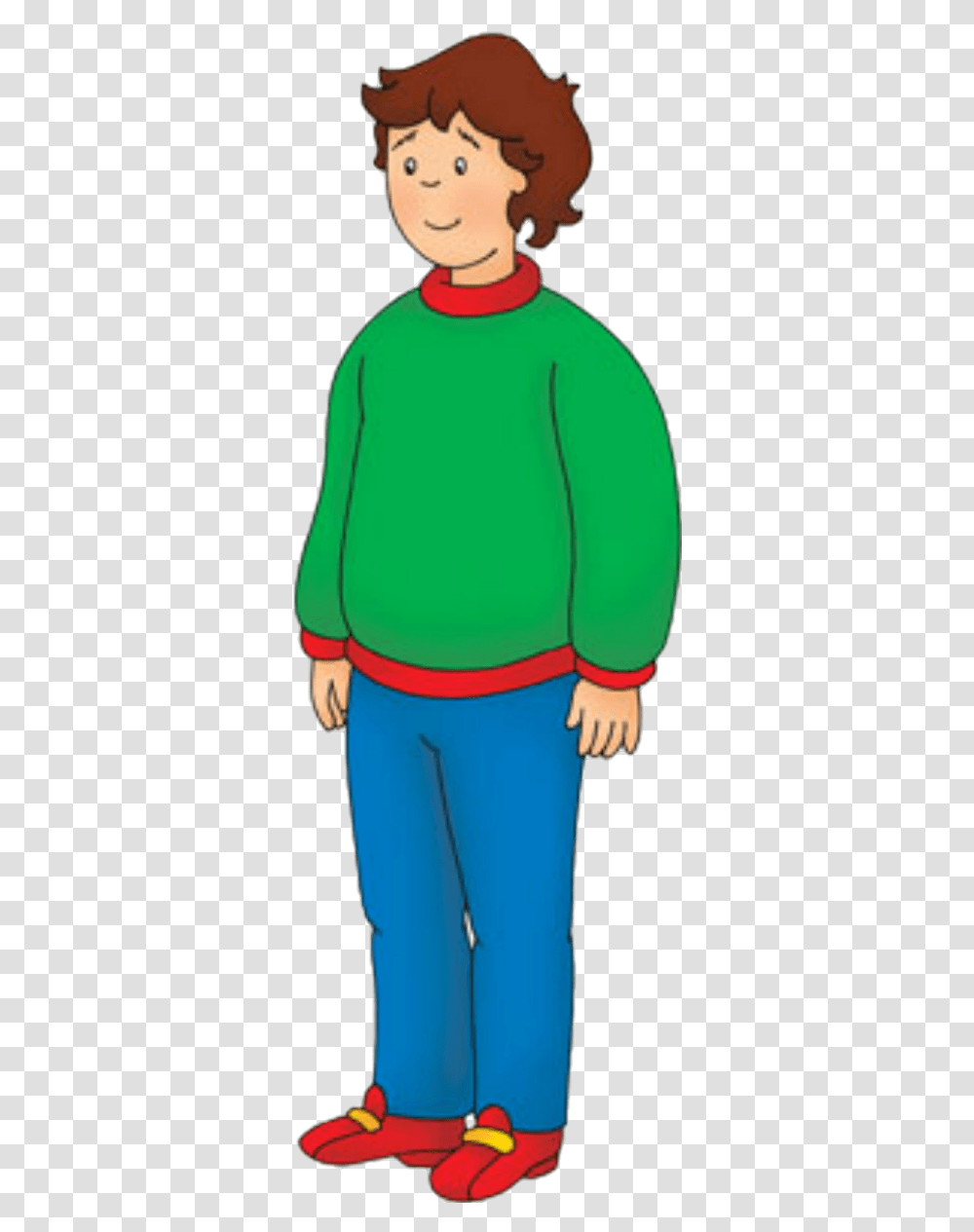 Caillou Tall Is Caillou's Dad, Sleeve, Costume, Elf Transparent Png