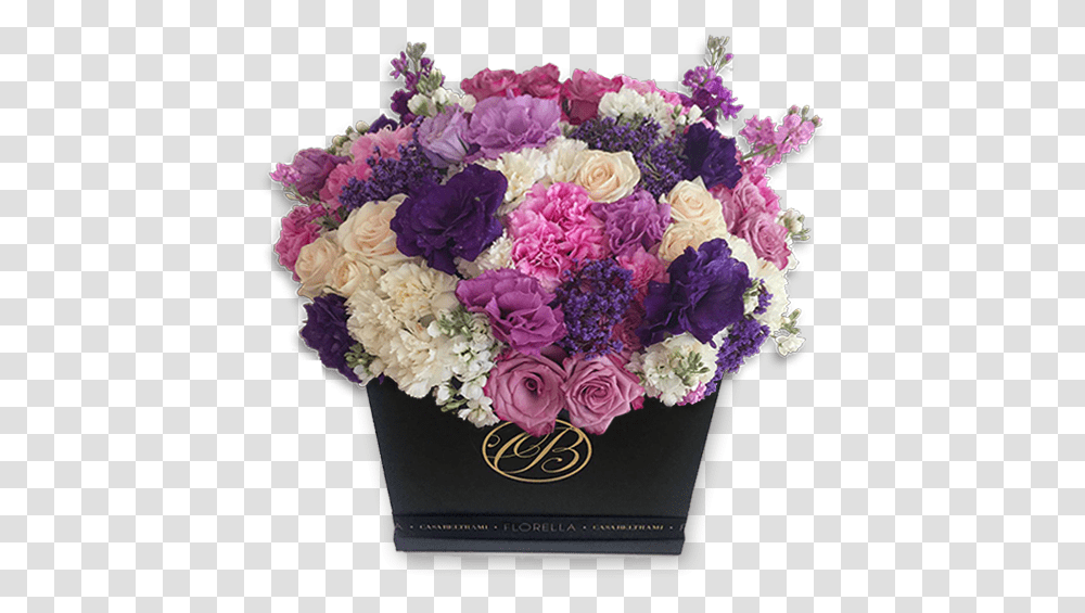 Caja Cuadrada De Flores Elizabeth Bouquet, Plant, Floral Design Transparent Png