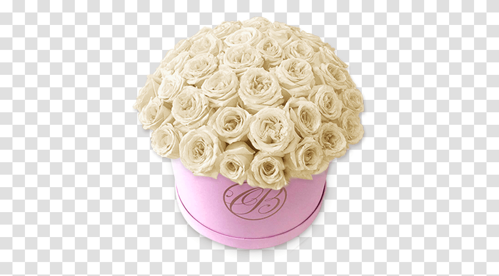 Caja Redonda De Rosas Blancas Bouquet, Floral Design, Pattern Transparent Png