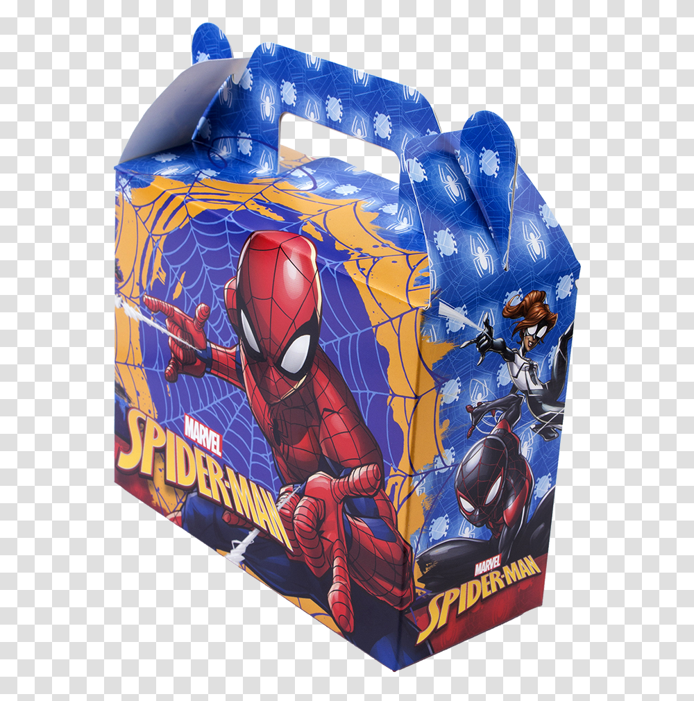 Caja Sorpresa Del Hombre Decoraciones De Spiderman De, Outdoors, Bag, Nature Transparent Png