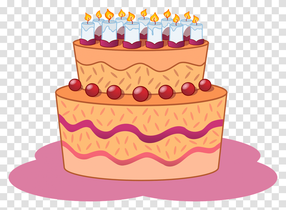 Cake Birthday Dessert Free Picture Birthday Cake, Food, Icing, Cream, Creme Transparent Png