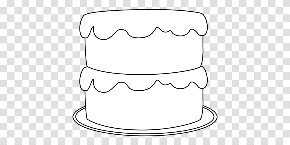 Cake Black And White Happy Birthday Clipart Birthday Cake Clipart White, Dessert, Food, Couch, Furniture Transparent Png