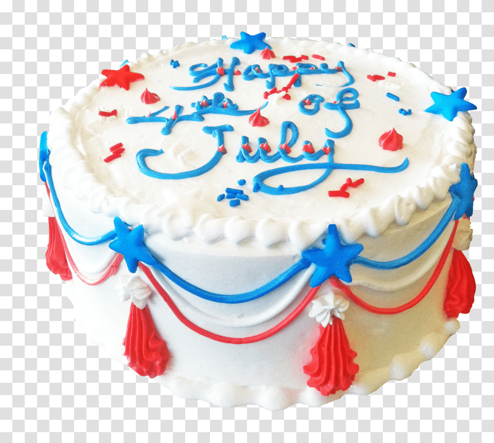 Cake Buttercream 4th Of July Cake, Birthday Cake, Dessert, Food, Icing Transparent Png