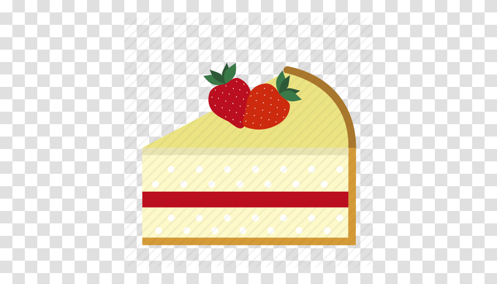 Cake Cake Piece Cake Slice Dessert Strawberry Sweets Icon, Plant, Birthday Cake, Food, Fruit Transparent Png
