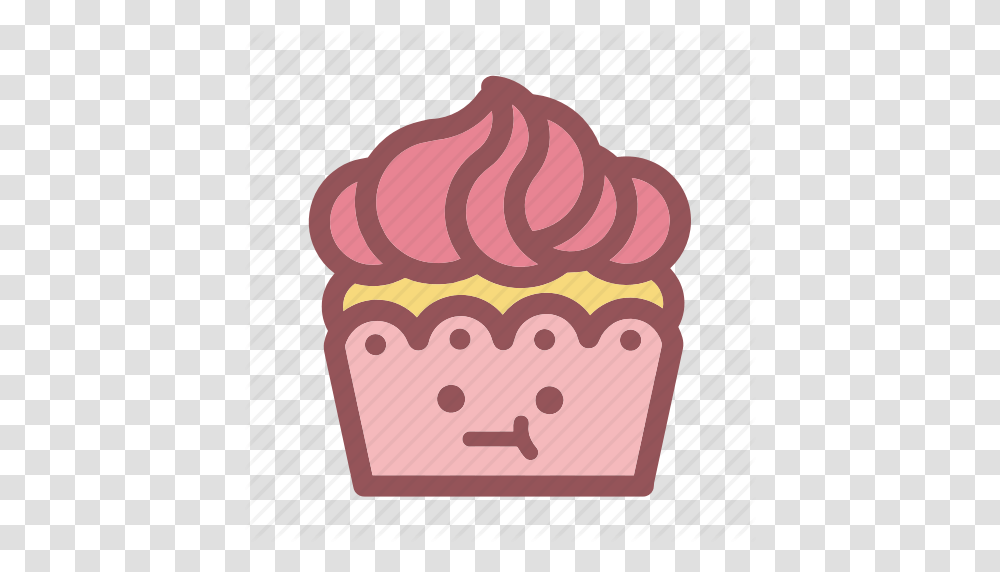 Cake Cakes Cupcake Cupcakes Emoji Emojis Face Icon, Dessert, Food, Sweets, Cream Transparent Png