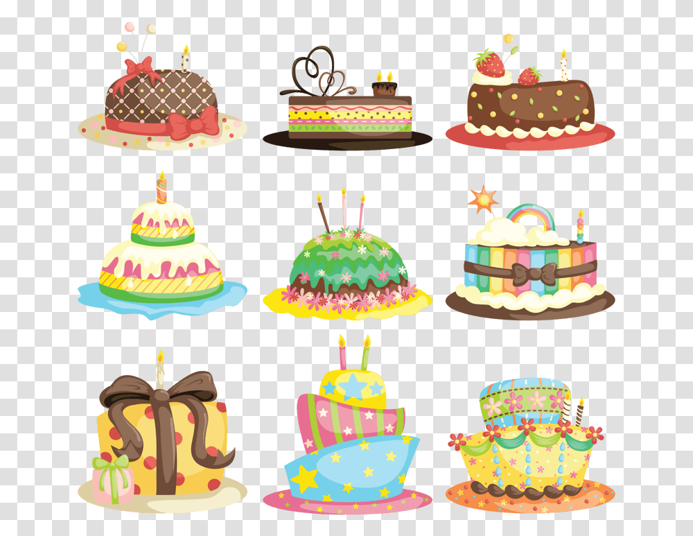 Cake Cartoon Images Free, Dessert, Food, Birthday Cake, Cream Transparent Png