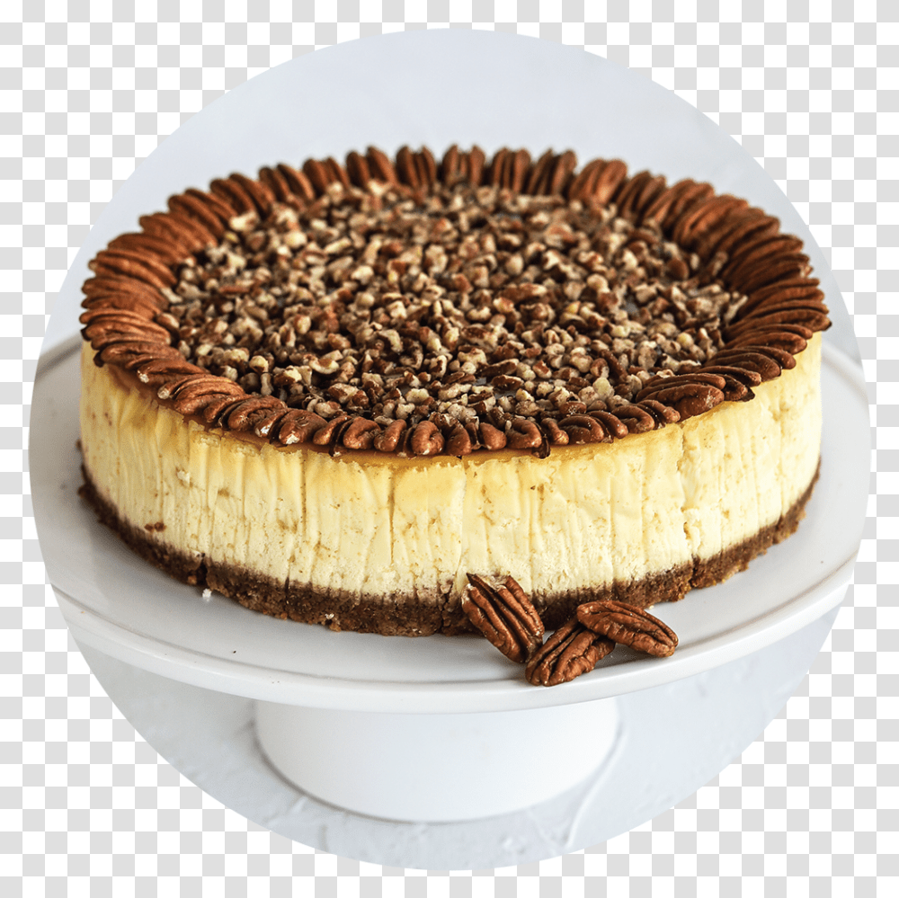 Cake Cheesecake, Plant, Pecan, Seed, Nut Transparent Png