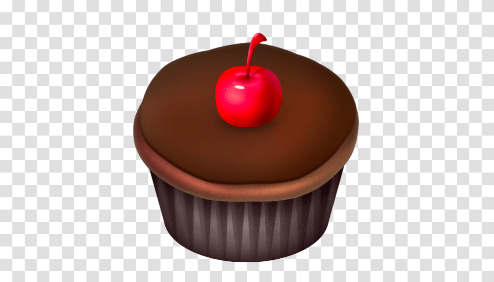 Cake Cherry Chocolate Food Icon, Cupcake, Cream, Dessert, Creme Transparent Png