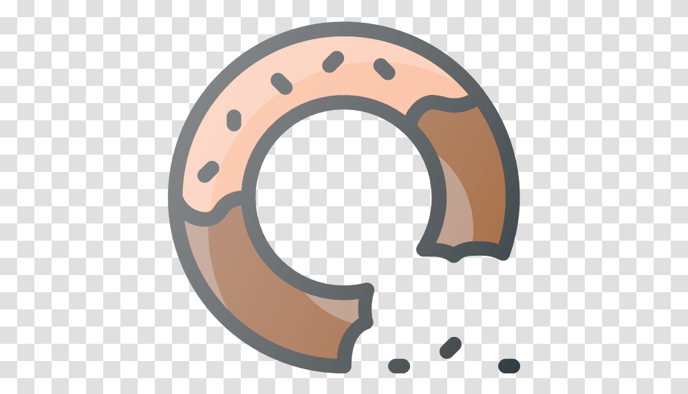 Cake Christmas Cookie Donut Sweet Icon Free Color, Horseshoe, Food, Text, Bread Transparent Png