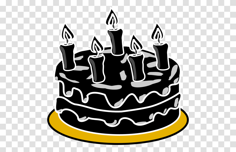 Cake Clip Art Black Cake Clipart, Dessert, Food, Candle Transparent Png