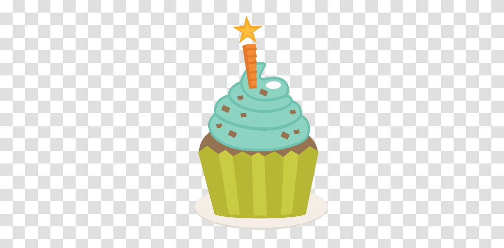 Cake Clipart Background Background Birthday Cupcake Clipart, Cream, Dessert, Food, Creme Transparent Png