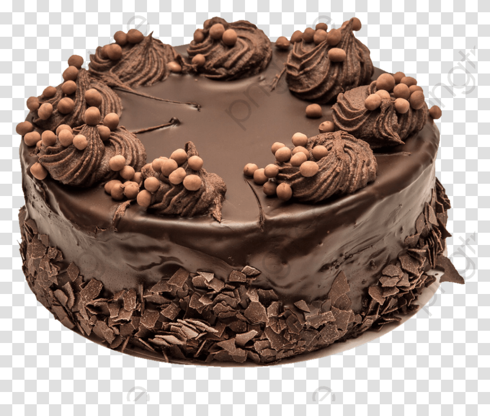 Cake Clipart Chocolate Birthday Cake Picsart, Dessert, Food, Icing, Cream Transparent Png