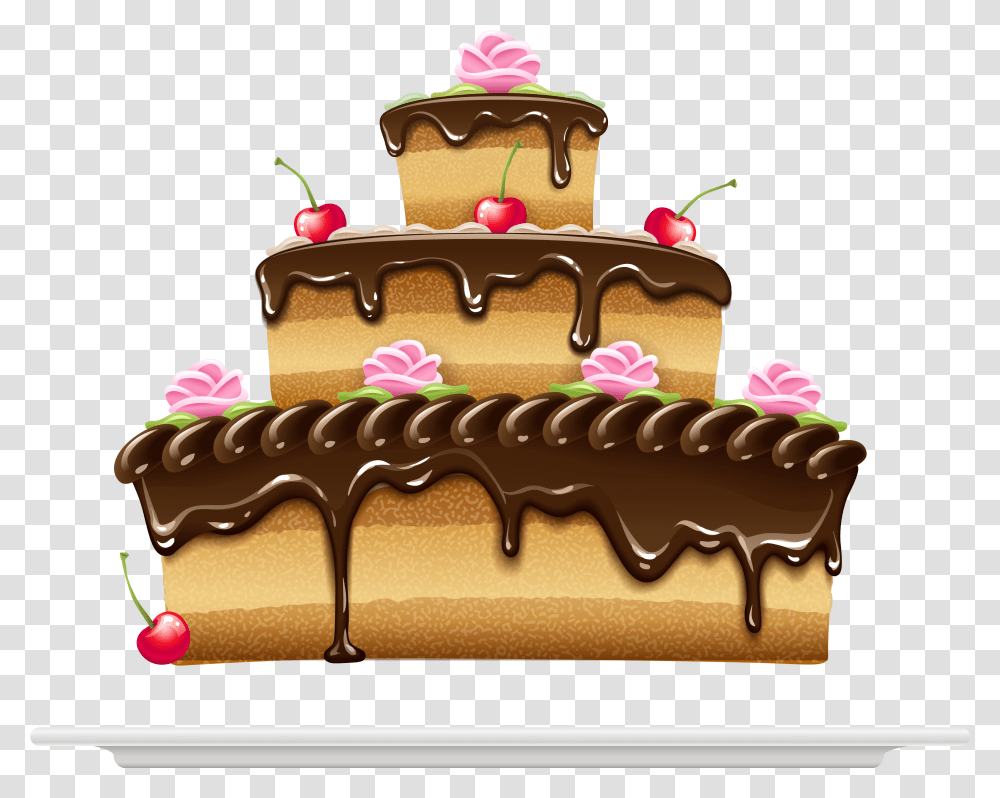 Cake Clipart, Dessert, Food, Birthday Cake, Icing Transparent Png