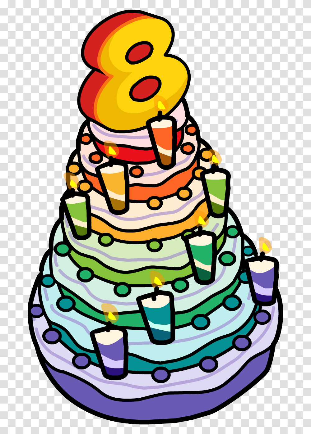 Cake Clipart October, Dessert, Food, Birthday Cake Transparent Png