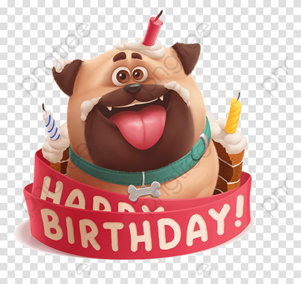 Cake Cute Dog Vector Clipart And Cartoon, Birthday Cake, Dessert, Food, Label Transparent Png