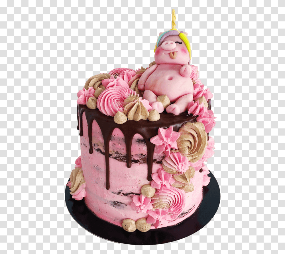 Cake Emoji Birthday Cake With Pig, Dessert, Food, Wedding Cake, Icing Transparent Png