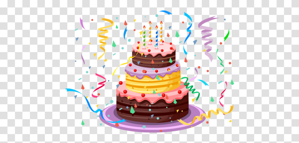 Cake, Food, Birthday Cake, Dessert, Sprinkles Transparent Png