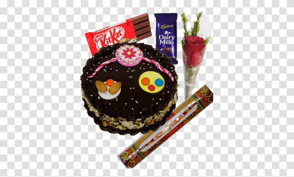 Cake For Rakshabandhan, Birthday Cake, Dessert, Food, Sweets Transparent Png