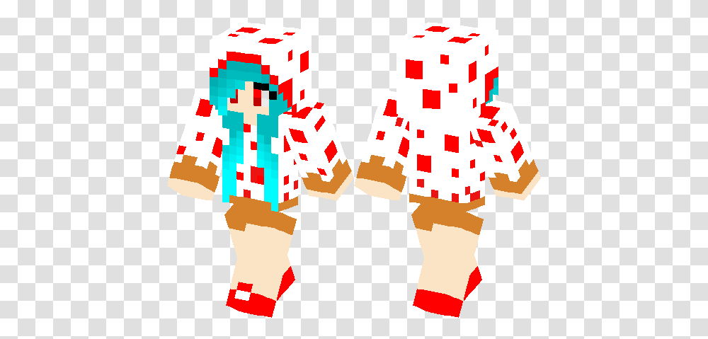 Cake Girl Skin Minecraft Hub Lovely, Art, Game, Hand, First Aid Transparent Png
