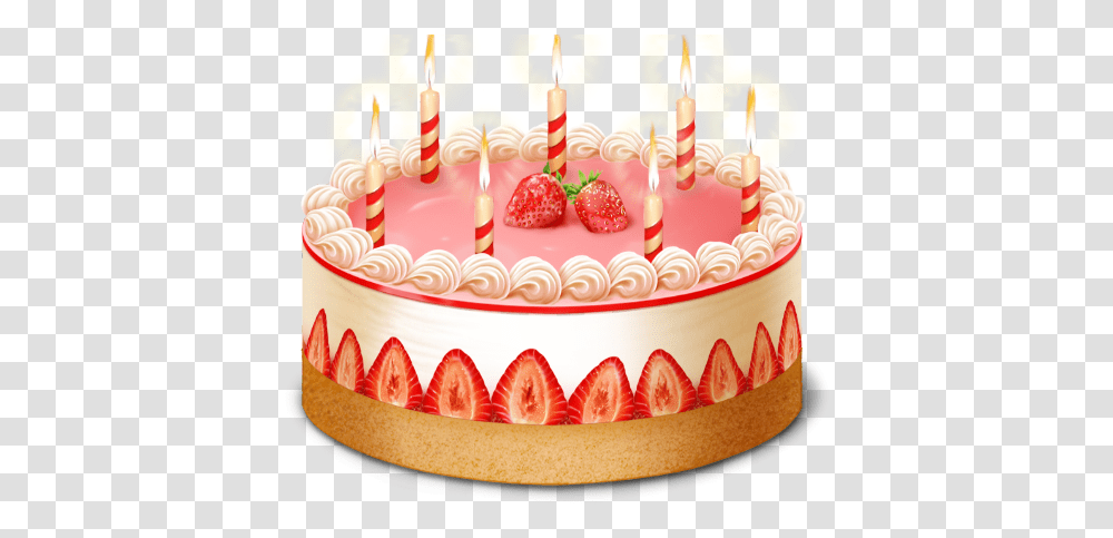 Cake Icon Strawberry Birthday Cake, Dessert, Food, Sweets, Confectionery Transparent Png