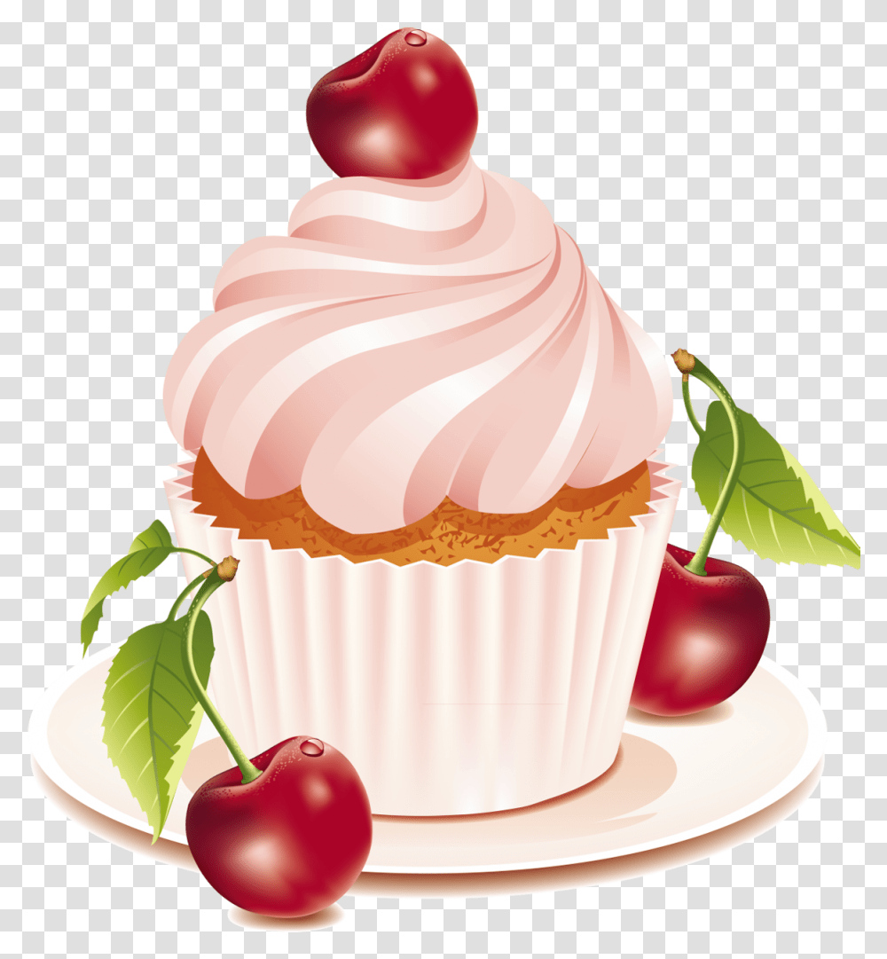 Cake Vector Free, Plant, Cupcake, Cream, Dessert Transparent Png