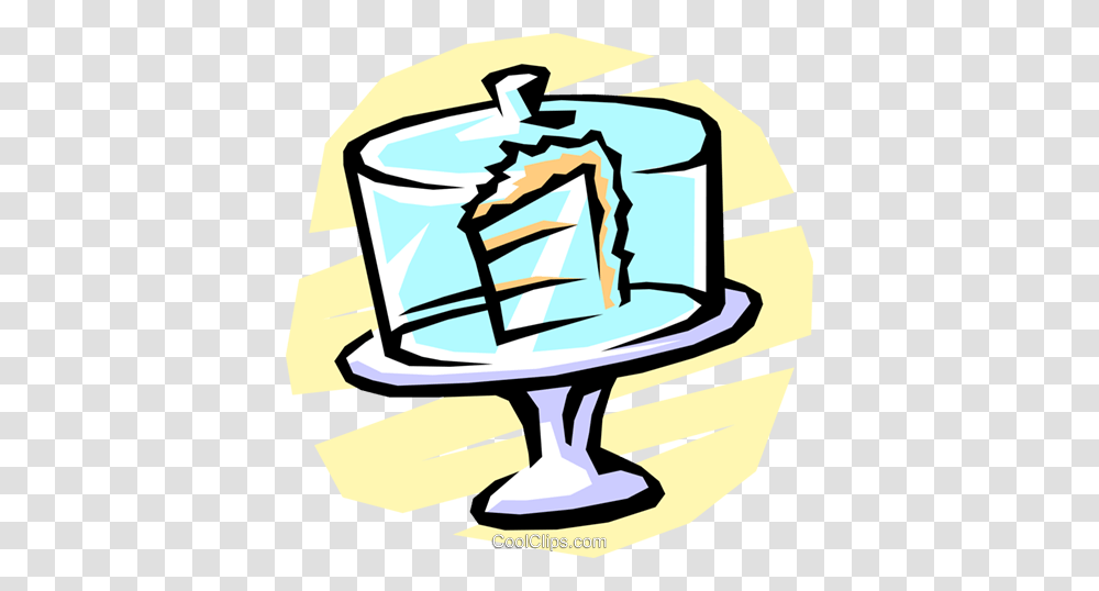 Cake Wedge In A Restaurant Display Royalty Free Vector Clip Art, Tin, Can, Bucket Transparent Png