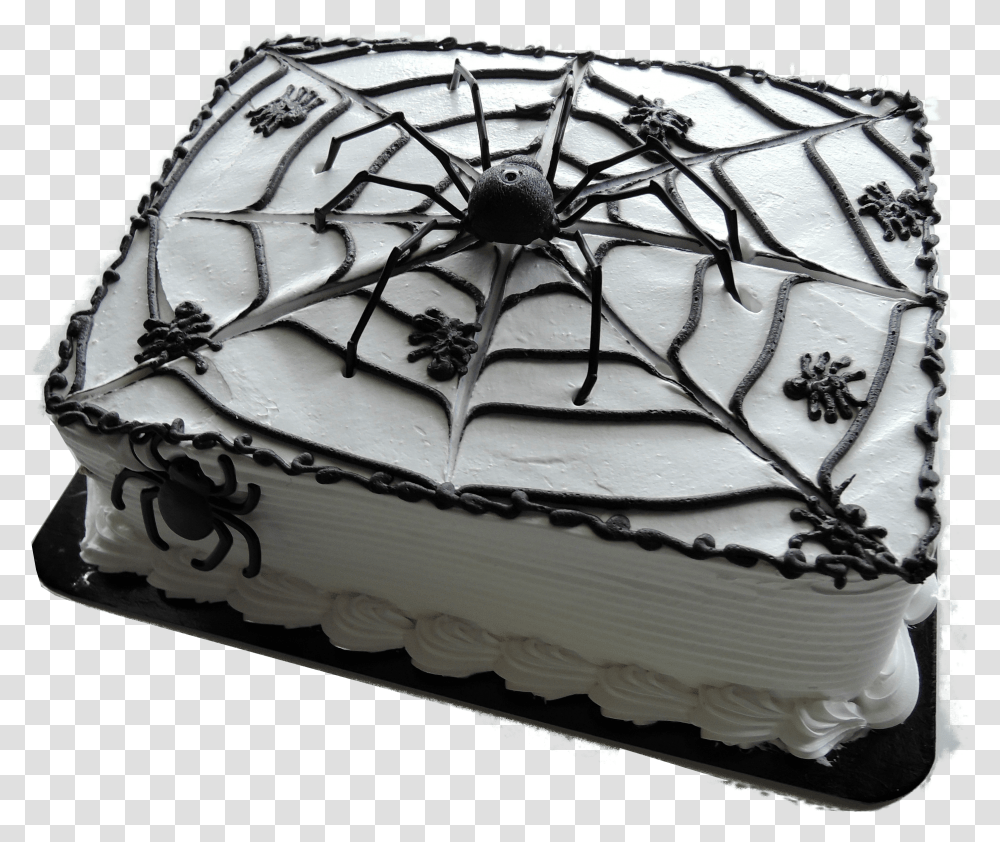 Cake With Spider Webs And Spiders For Halloween Free Image Tarta De Chocolate Transparent Png