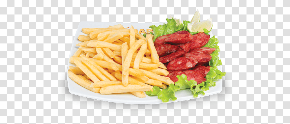 Calabresa E Batata Frita French Fries, Food, Burger Transparent Png