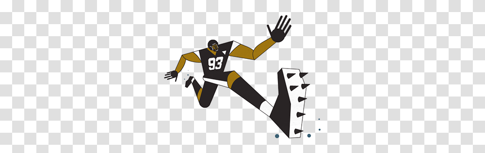 Calais Campbell Projects Uninterrupted The Art Of The Knockout, Axe, Clothing, Team Sport, Helmet Transparent Png