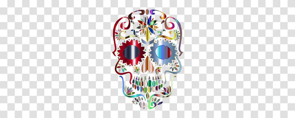 Calavera Skull Candy Sugar Art, Pattern, Ornament, Doodle Transparent Png