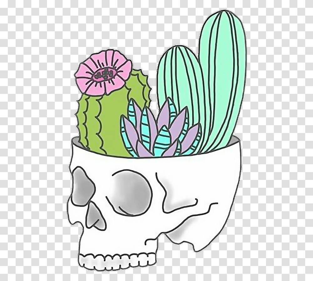 Calaveras Imagenes Tumblr, Plant, Cactus Transparent Png